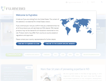 Tablet Screenshot of fujirebio-europe.com